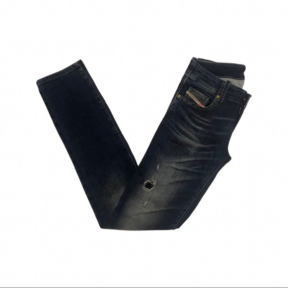 Diesel Grupee Sweatpant Jeans Size 23 - Picture 7 of 8